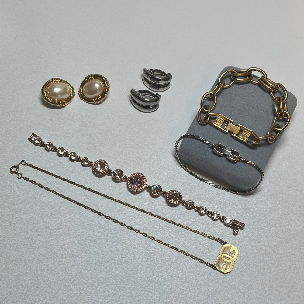 Vintage Givenchy Gold and Silver Costume Lot